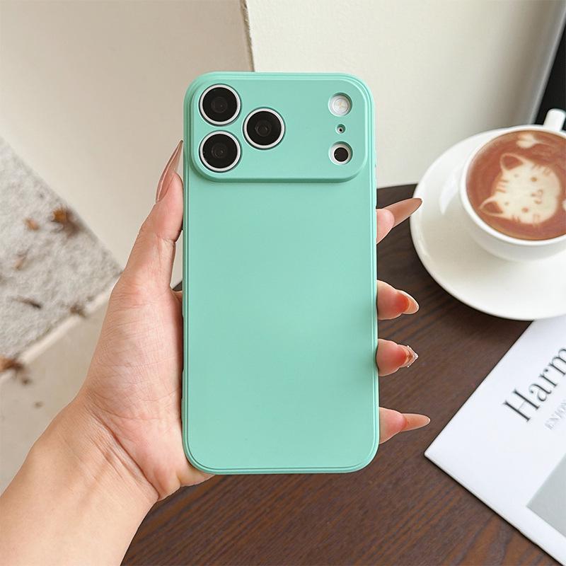 iPhone 17 Pro Max Volledige Dekking Apple Vloeibare Siliconen Hoes