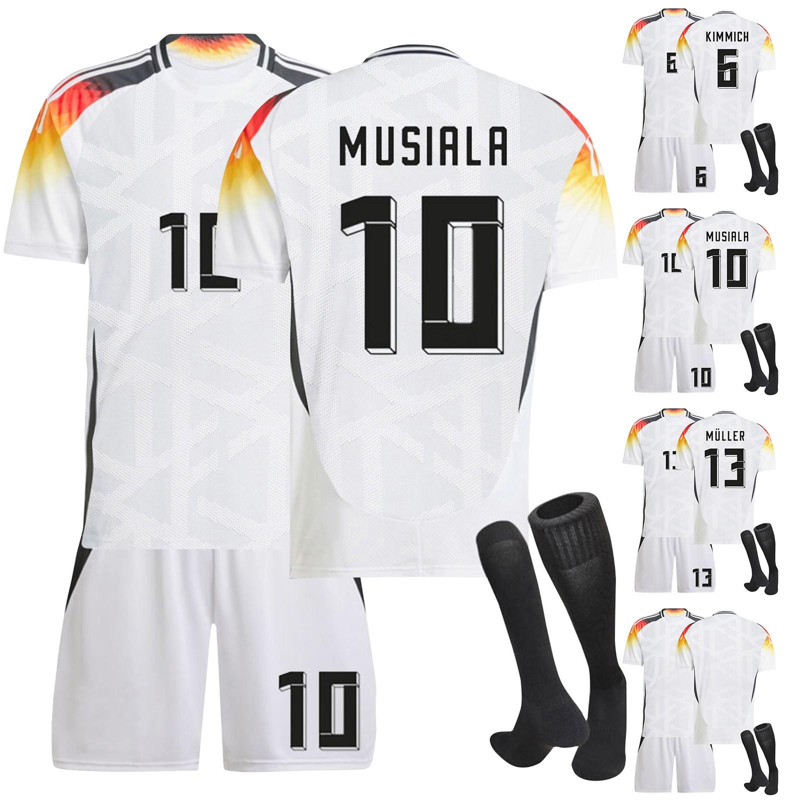 

2425Germany Home Jerseys Sports Team Uniform Set Football Training Suit Set