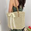Yogodlns Eco Straw Shopping Bag For Women New Bohemian Beach Bag Large Capacity Shoulder Bag Trend Fashion Woven Handbag Tote