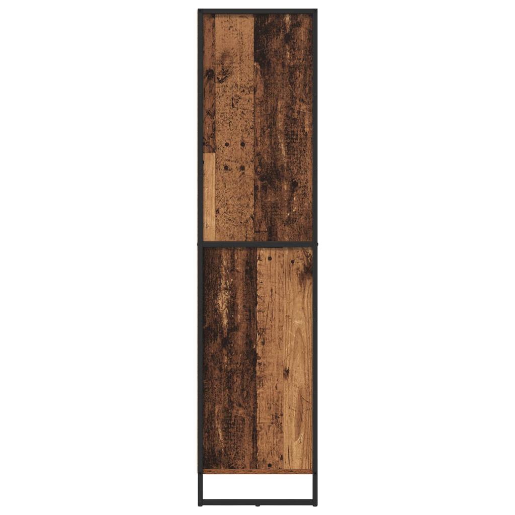 Sideboard 2 pcs Reclaimed Wood Look 81 x 36 x 150.5 cm Engineered Wood