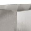 Plant Pot Silver 62x30x29 cm Stainless Steel