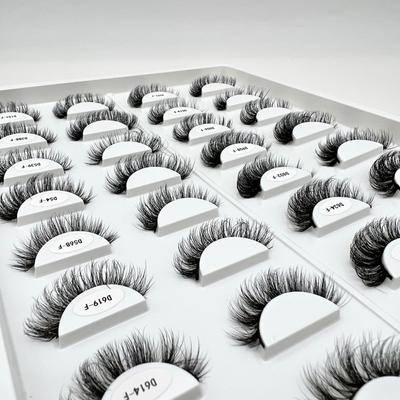 New Product 15mm Mink Eyelashes Russian Curly Messy European And American Thick Curly Fried 5d False Eyelashes