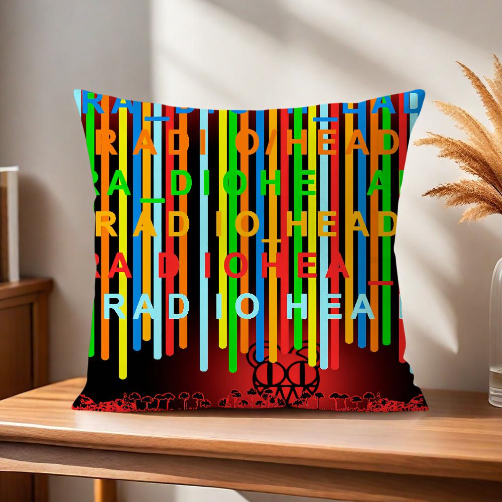 Band R-Radiohead Comfortable soft Pillow Case for Sofa Living Room Home office Decor and Protective Covers