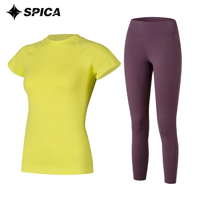 SPICA Yoga Set T-Shirt Yoga Leggings Spa531820