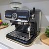 Italian Semi-Automatic Coffee Machine with Pump Pressure for Home Use - Integrated Coffee Bean Grinding and Frothing System