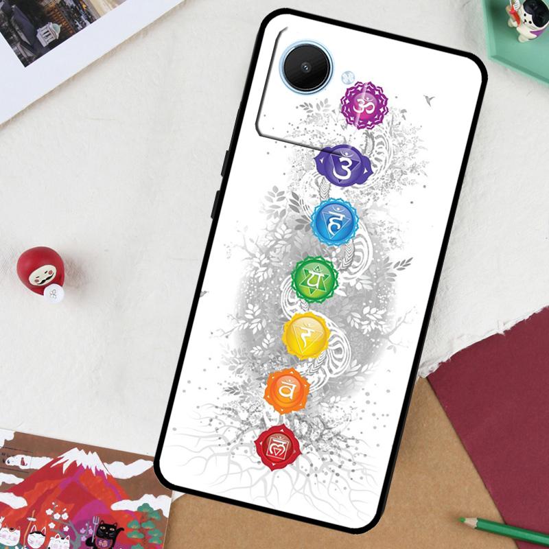 Mandala Chakra Insist Yoga For Realme GT 7 Pro GT 6 5 6T 10 11 12 13 14 Pro Plus C61 C53 C51 C21Y C25S C75 C55 C67 Case