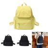 Nylon Casual Solid Color Backpack With Laptop Compartment For Men And Women