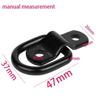 1/2/4pcs For Car Truck Trailers RV Boats Shape Pull Hook Tie Down Anchors Ring Iron D Stainless Steel Cargo Tie Down Ring