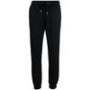 Fleece Logo Print Cuffed Knit Sweatpants Women Bottoms Black 1G186PY54B-Z99
