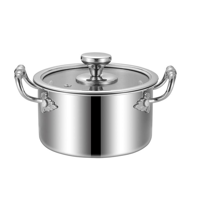 

Супница из нержавеющей стали 316L с ручками - Антипригарная, для варки на пару, готовки и тушения на индукционных плитах