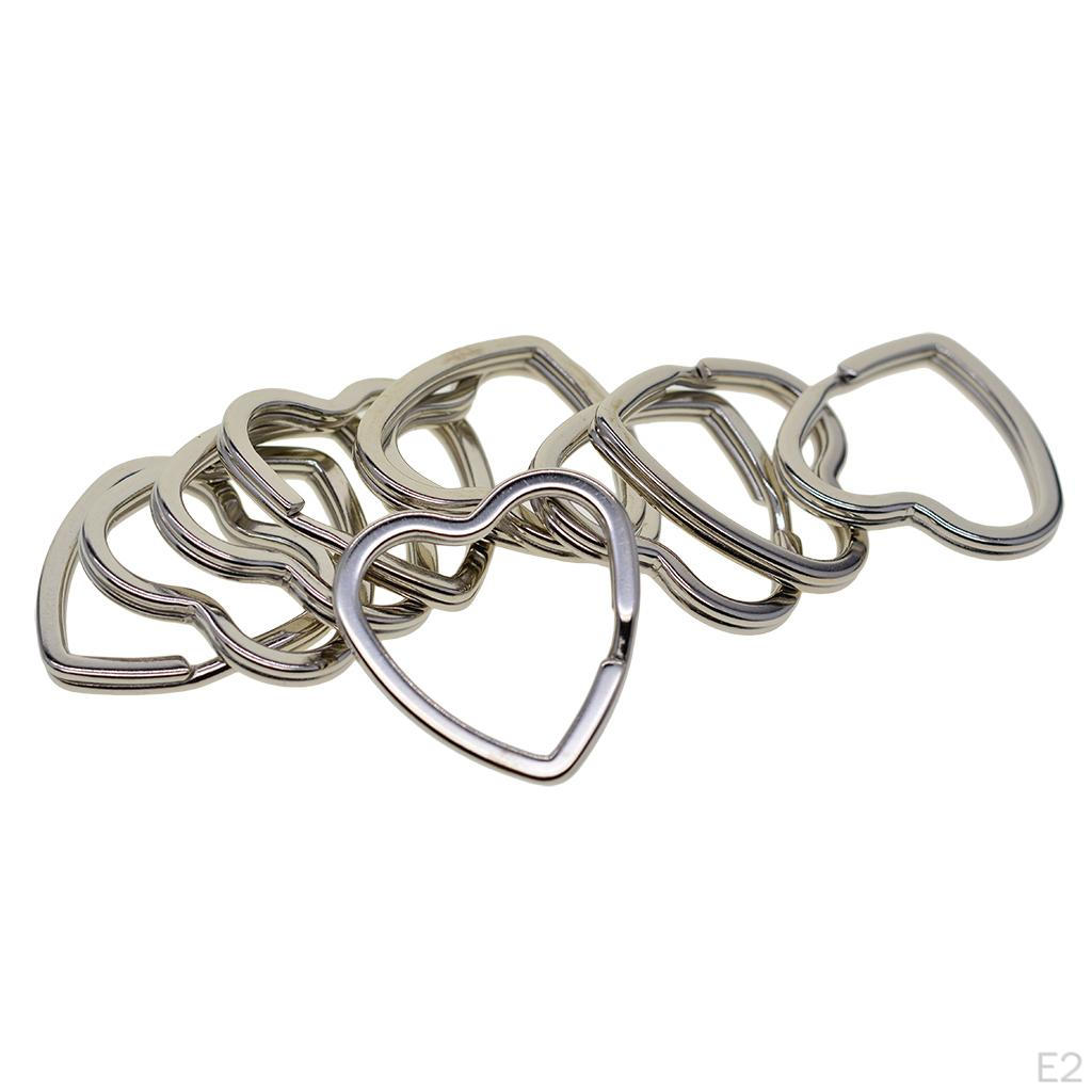 0/50 Split Rings Key Keychain Jewelry Accessories
