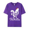 Frohe Chickmas Vintage T-Shirt Weiße Baumwolle Oberteile Hemd Gruppe Neuestes Preppy Stil T-Shirt Marke T-Shirt
