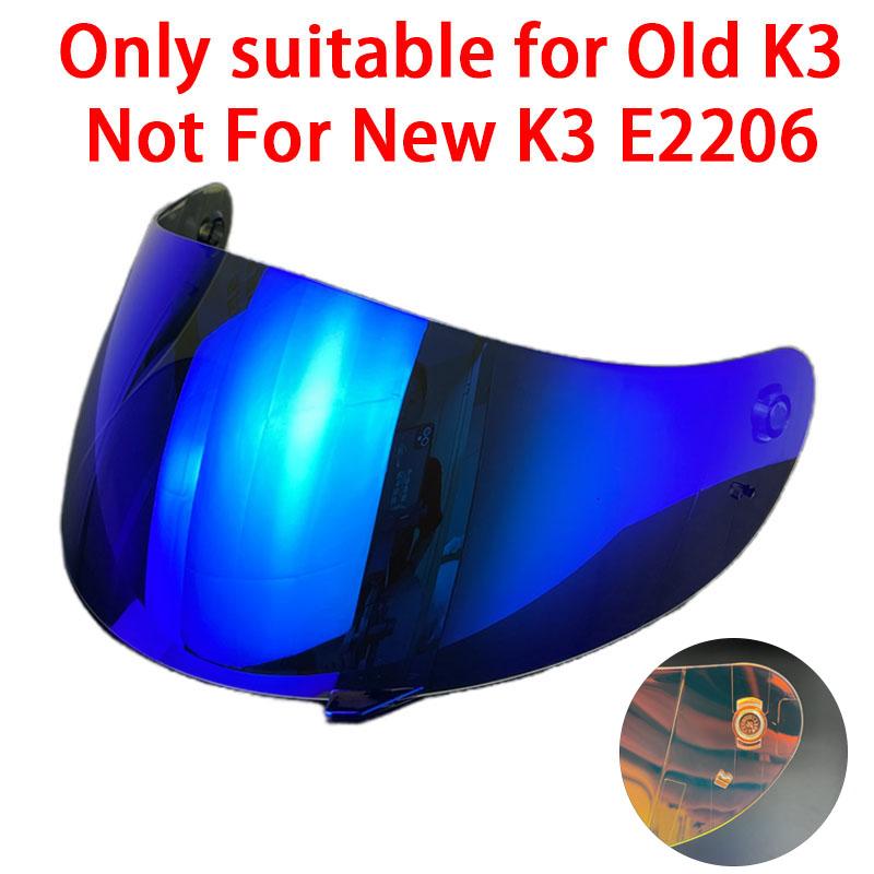 K3 Visor for AGV K3 Shield 2026 New Mold E2206 Photochromic Old K3 High Strength Sunscreen Capacete WindshielHelmet Visor Shield