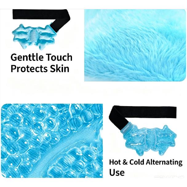 Ankle/Sports Foot Ice Pack - Hot Cold Gel Pack with Adjustable Stand for Myofascial Feet - Microwaveable Freezable Reusab Mass Air Flow 3