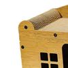 Cat Corrugated House Scratcher Pad Toy 2 In 1 Hideaway Scratcher Board Play House for Small Animals Kitten Home Decor Pet Toy