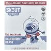 Skout Organic, Kids' Snack Bars, Blueberry Blast, 6 Bars, 0.85 Oz (24 G) Each
