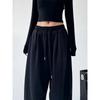 VIONA Y2K Harajuku Wide Leg Sweatpants Women Streetwear Baggy Oversize Gray Sports Pants High Waist Drawstring Casual Joggers Trousers