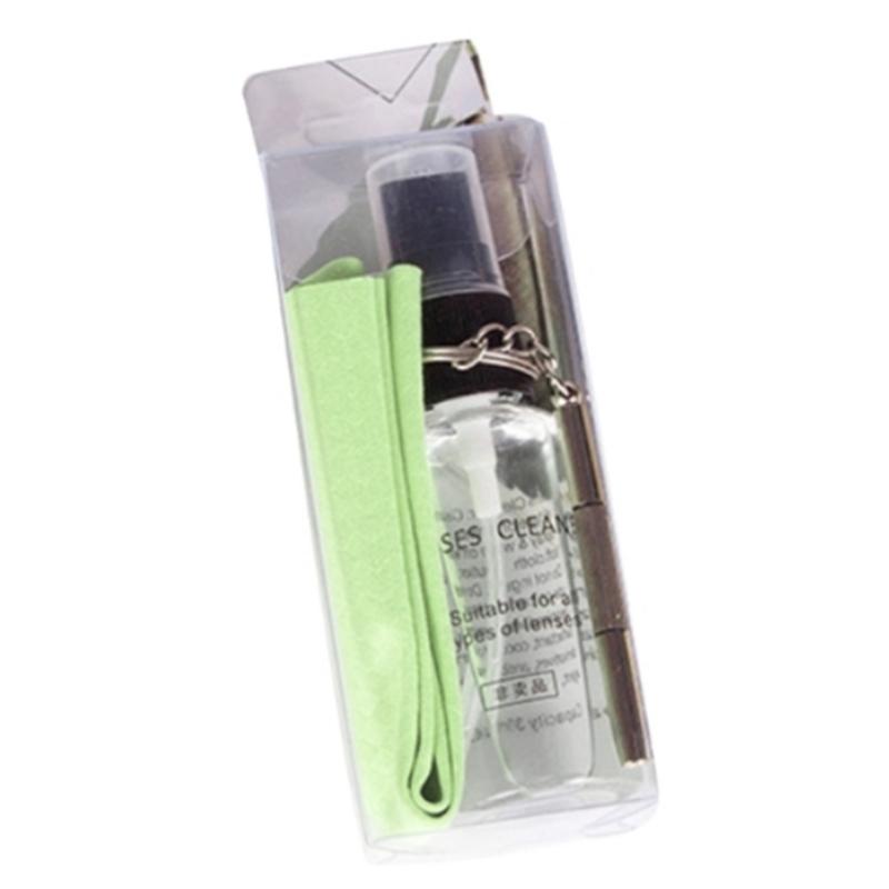 Spray Detergente per Lenti Occhiali Kit Pulizia Occhiali Rimuovi Graffi Strumento di Riparazione