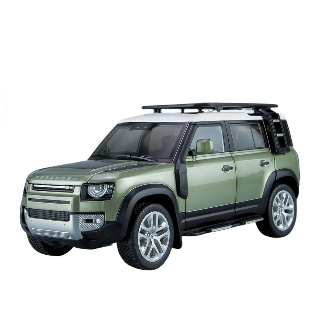 1/18 Scale Land Rover Large Defender 110 Alloy Car Model Toy Gift, Simulated Sound and Light Children's Toy Car, Birthday Gift for Boys