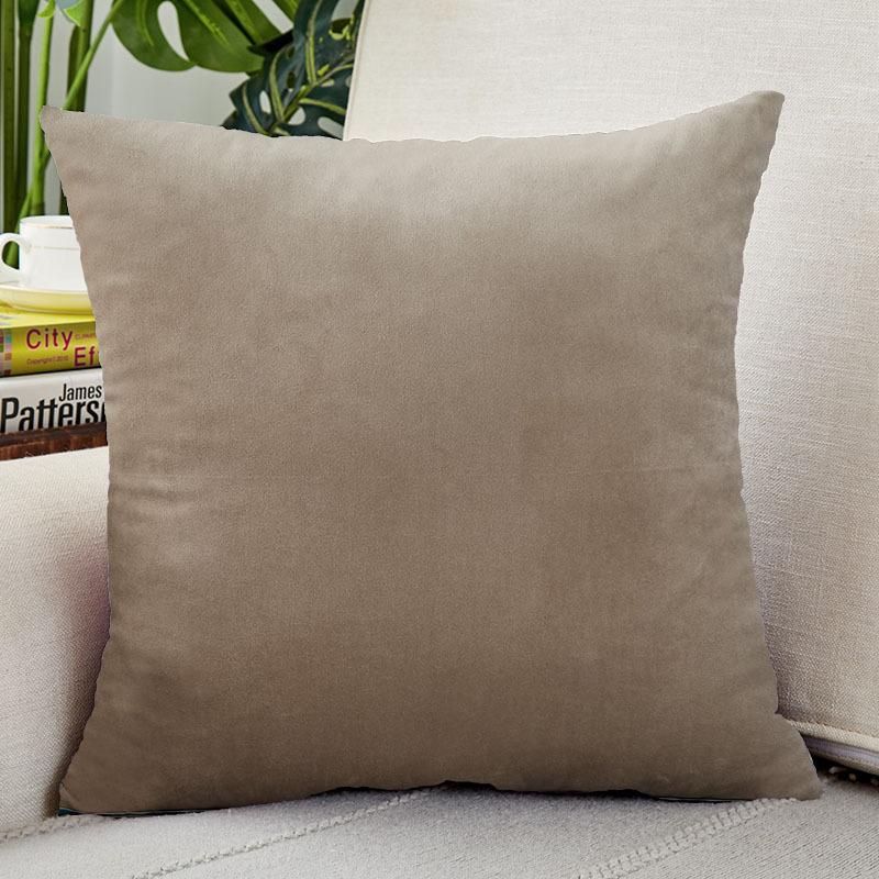 Velvet Pillowcase Cushion Cover Light Luxury Velvet Living Room Sofa Cushion Nordic Home Soft Decoration