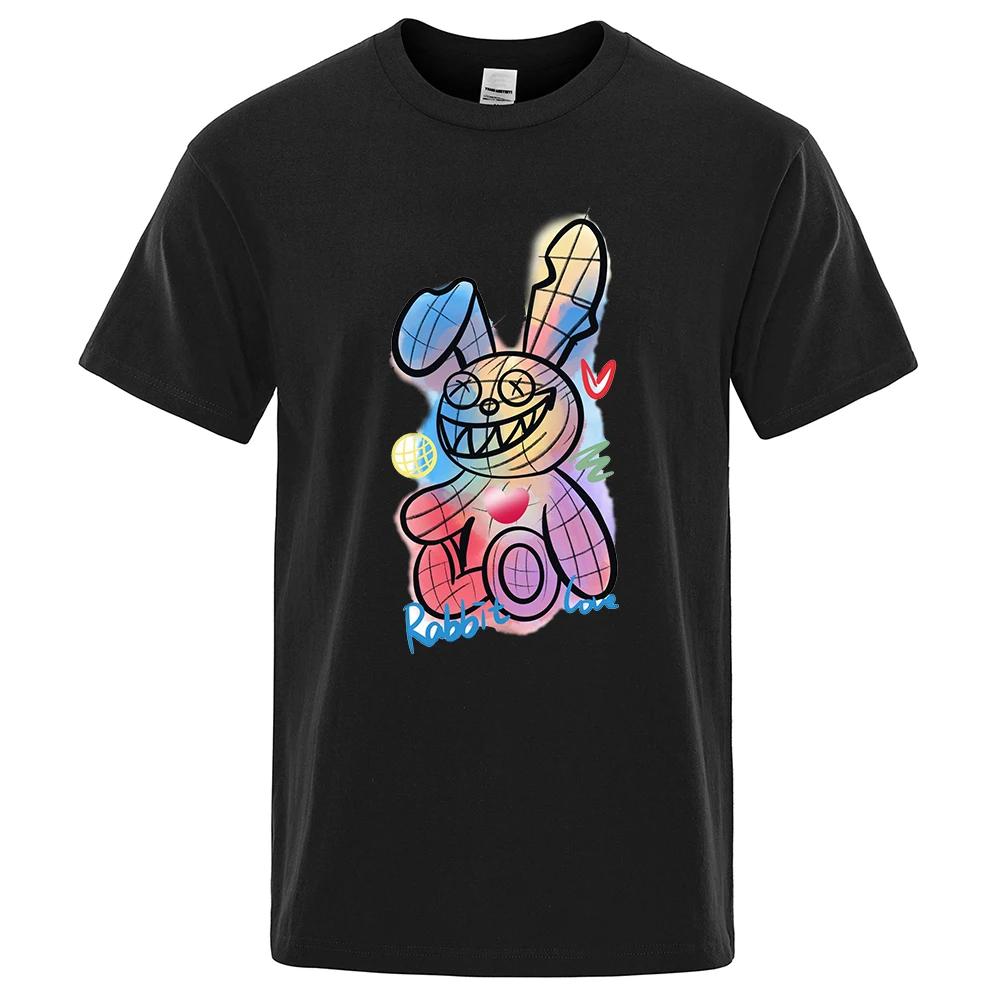 This Is My Favorite Rabbit Cartoons Tshirt Men Creativity Sweat Clothing Fashion Tee Clothes T Shirts Cotton TShirts 80368
