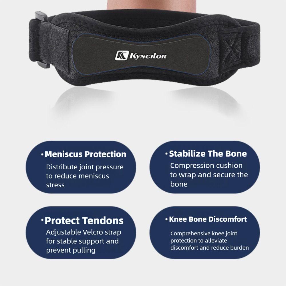 Adjustable Knee Brace Elastic Design Knee Support Strap Patellar Tendon Knee Strap Workout