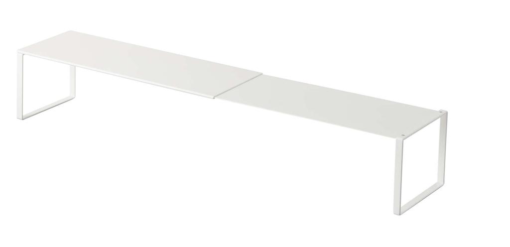 Yamazaki Industries Extendable Shoe Rack with Frame, White, 2572