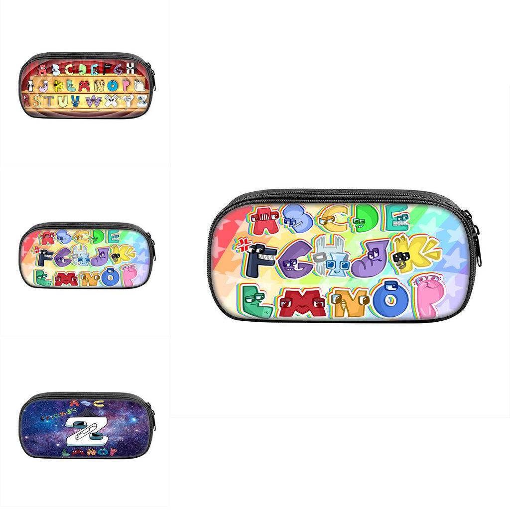 Alphabet Lore Federmäppchen mit Reißverschluss für Kinder und Jugendliche Schulorganisation