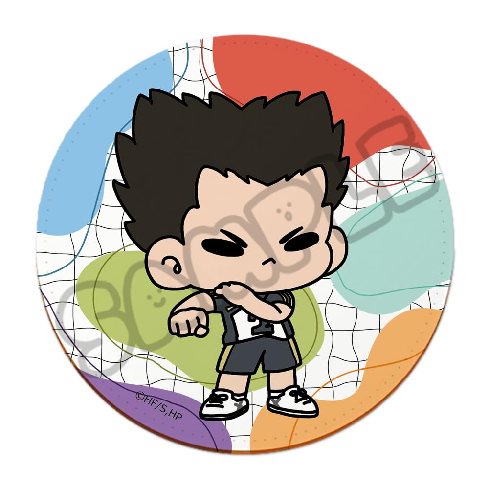 3rd Edition Leather Coaster M YG "Haikyu!!" [Tatsuo Washio] Everyone's Mochocho!