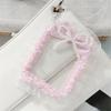 Gothic Photocard Holder with Keychain Lace Photo Card Holder Protector ID Card Holder Pendant Keychain Gifts for Women