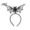 Halloween Cosplay Props Bat Headband, Felt Glitter Hairband Comfortable Headband for Girls Costume, Festival Masquerade Party Prop Hair Accessories