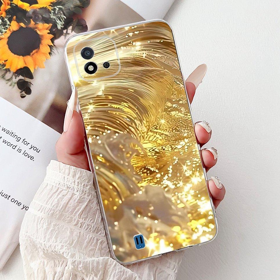 Cool Style Tiger Dragon Pattern Phone Case For Realme C11 2021 2020 C12 C15 Clear Soft Silicone TPU Back Cover RMX3231 Coques
