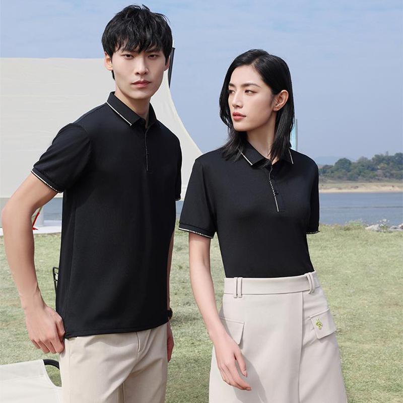 

Unisex Business Polo Shirt with Logo - Short Sleeve, Ice Silk, Perfect for Workwear and Golf. XXL білий