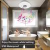 300W 12.99inch LED Bluetooth Music Speaker Lamp Remote+APP Control RGB Ceiling Lights Dimmable Modern Smart Home Party LED Ceiling Lights