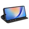 For Samsung Galaxy A35 5G Skin Touch Feeling Case PU Leather Magnetic Auto-absorbed Phone Cover