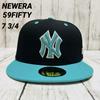 [USED] Goku NEWERA New York Yankees 59FIFTY Turquoise Blue
