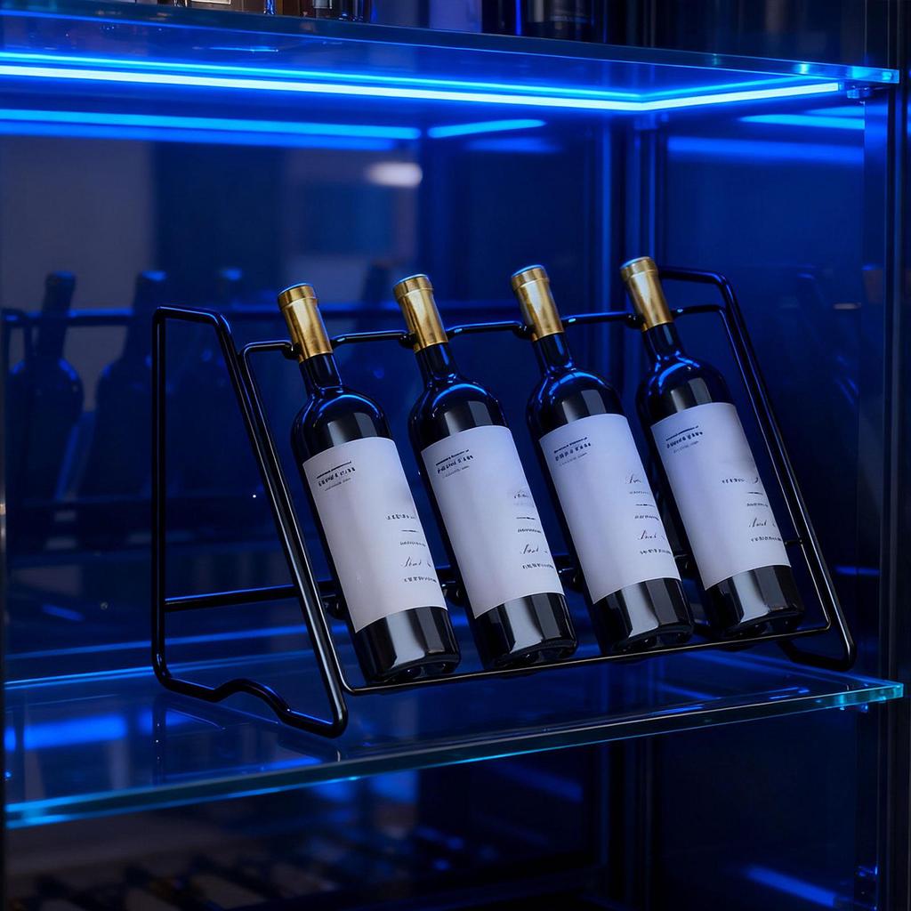 Bottle Display Shelf Holder Stand for Collector Dining Room Bar Restaurant Basement