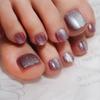 Wear Nail Pads Cat's Eye Foot Nails Wear Nail Flash Nail Patch Press On Nails