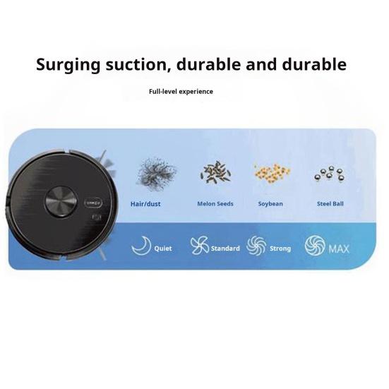 Sweeping Robot Vacuum Cleaner Ultra-Thin Design Powerful Suction Low-Noise Operation Battery-Powered Vacuum Cleaner