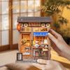 City Walking Series DIY Doll House Toy Decoration 3D Ramen Restaurant Kit  for Kids and Adults
