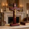 Tabletop Wall Mount Religious Decoration Religious Christian Standing Crucifix Prayer Religious Gift Enduring