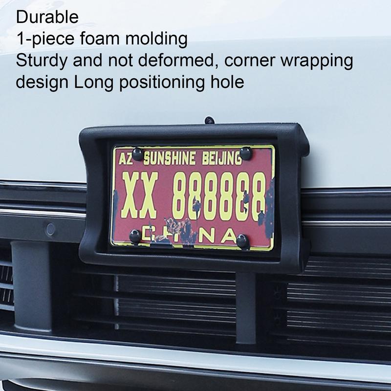 Tag Frame For License Plate Number Plate Frames With Screws Washers Caps Car Tag Frame Car Accessories For Front And Rear Car