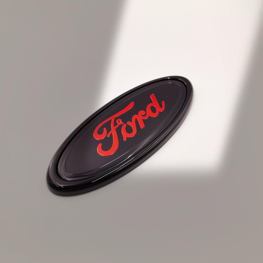 AAANW1 Fiat forFord 115X45mm Car Front Hood Grille Emblem Bonnet Rear Trunk Badge Car Front Hood Emblem Bonnet Badge Rear Trunk Badge