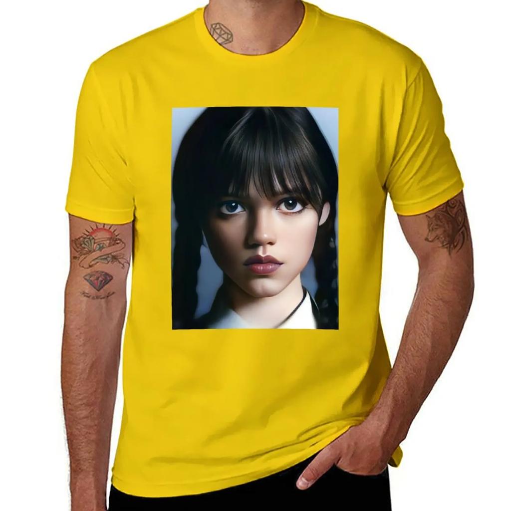 New Merlina Paint Tshirt Blank T Shirts Aesthetic Clothing Sports Fan Tshirts Tshirt For A Boy Big And Tall T Shirts For Unisex