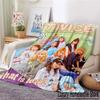 D Print Kpop Girl Group Blanket Soft Sofa Cover Twice Nayeon Throw Blanket Fleece Tapestry Warm Bed Blankets for Bedroom Couch