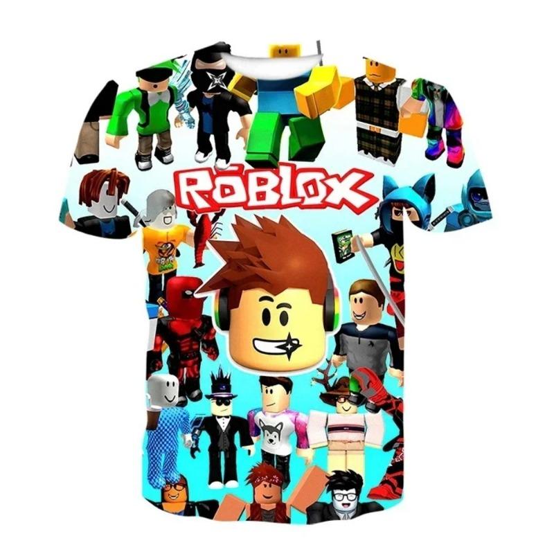 Camiseta Infantil Disfraces Cosplay Niño Dibujos Animados Manga Corta Top Estampado 3D