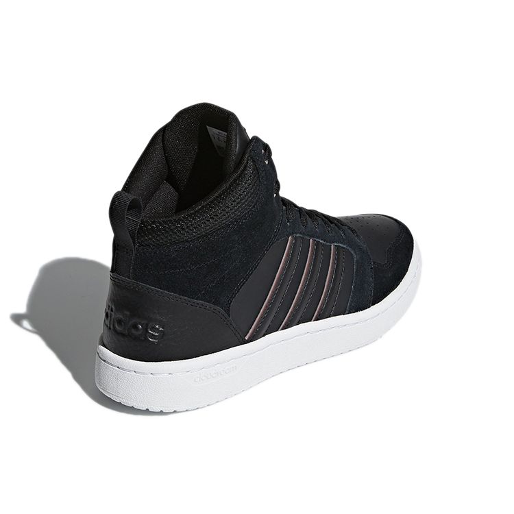Adidas Neo Cloudfoam Super Hoops Mid Casual Sneakers Women Sneakers Black DB0307