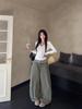 Women's Striped Patchwork Faux Two-Piece Long-Sleeve Shirt - 2025 Autumn Korean Style Slimming Base Layer
