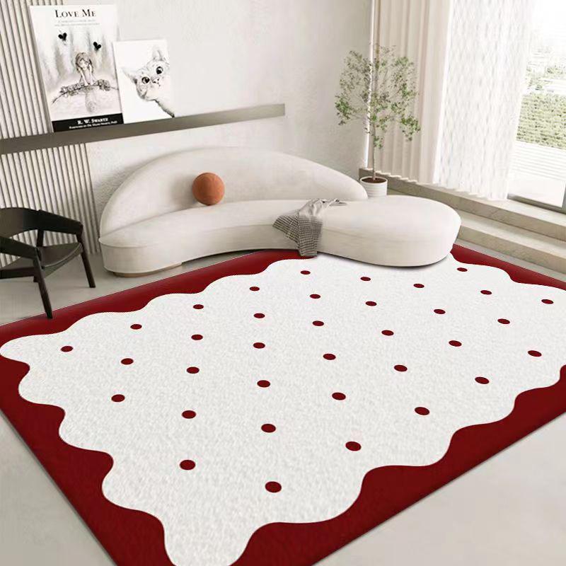 Plush Imitation Cashmere Carpet - Thick, Year-Round Floor Mat for Bedroom or Living Room