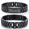 Vnox Assorted Bible Verse Bracelets for Men,Engraved Religious Scripture Quote Wristband,Faith Prayer Christian ID Bracelet Gift